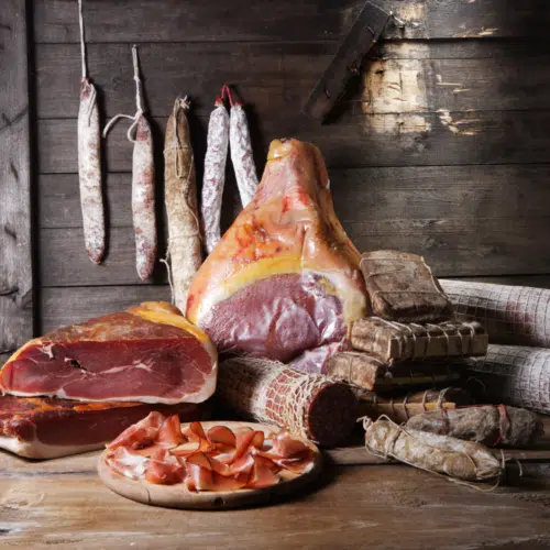 Mix frottage Jambon sec