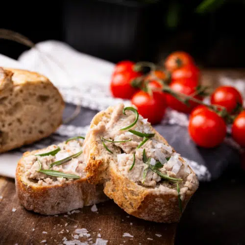 Combi pâté de foie fin/ mousse sans sel avec colorant - 1 kg