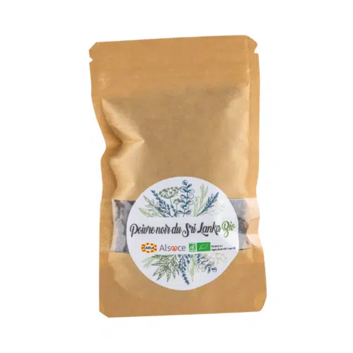 Poivre noir du Sri Lanka Bio - 90g