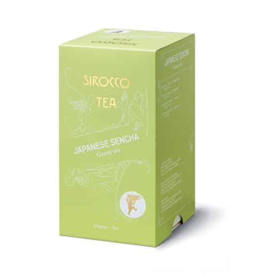 Sirocco Japanese Sencha (Thé vert japonais) BIO – 20 sachets – Image 3
