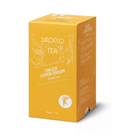 Sirocco Ginger Lemon Dream (infusion) – 20 sachets – Image 3
