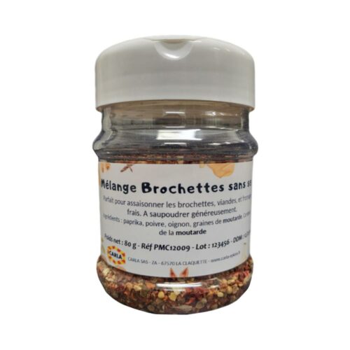 Mélange Brochettes sans sel - 80g