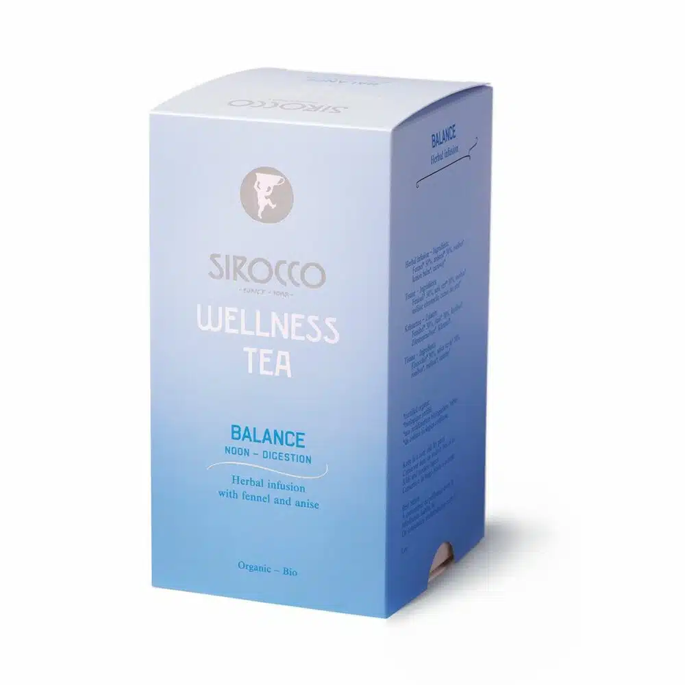 Sirocco Wellness Tea Balance (infusion au fenouil et à l’anis) BIO - 20 sachets – Image 2