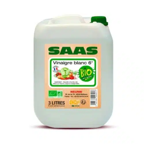 Vinaigre blanc BIO SAAS 6° - 5 L