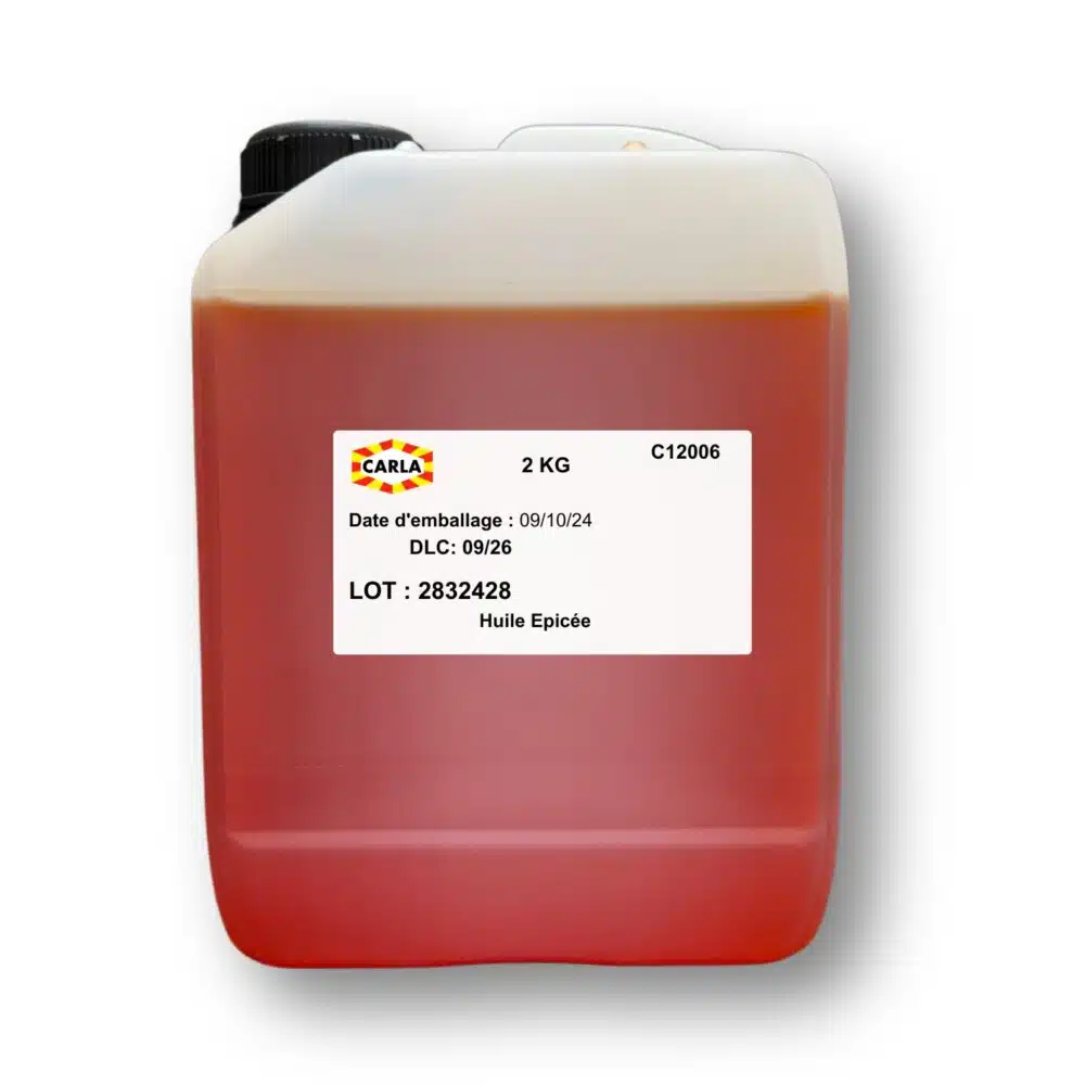 Huile épicée pour marinades - 2 kg