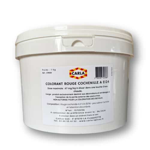 Colorant Rouge Cochenille A – E124 en poudre - 1 kg