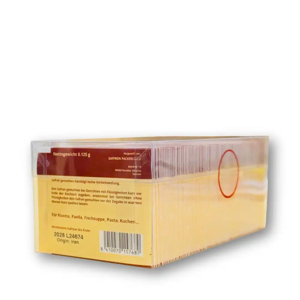 Safran moulu - Boite de 100 x 0,125g – Image 2