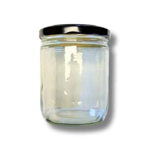 Lot de 10 bocaux en verre 458 ml avec couvercle