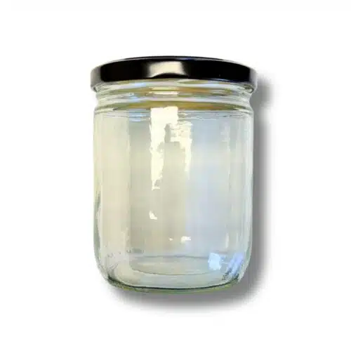 Lot de 10 bocaux en verre 458 ml avec couvercle