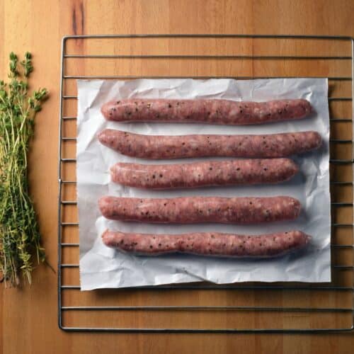 Mix complet saucisse fraiche avec marquants de poivre sans colorants - 1 kg