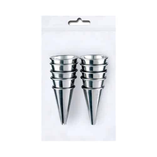 10 douilles inox assorties - Fischer-Bargoin